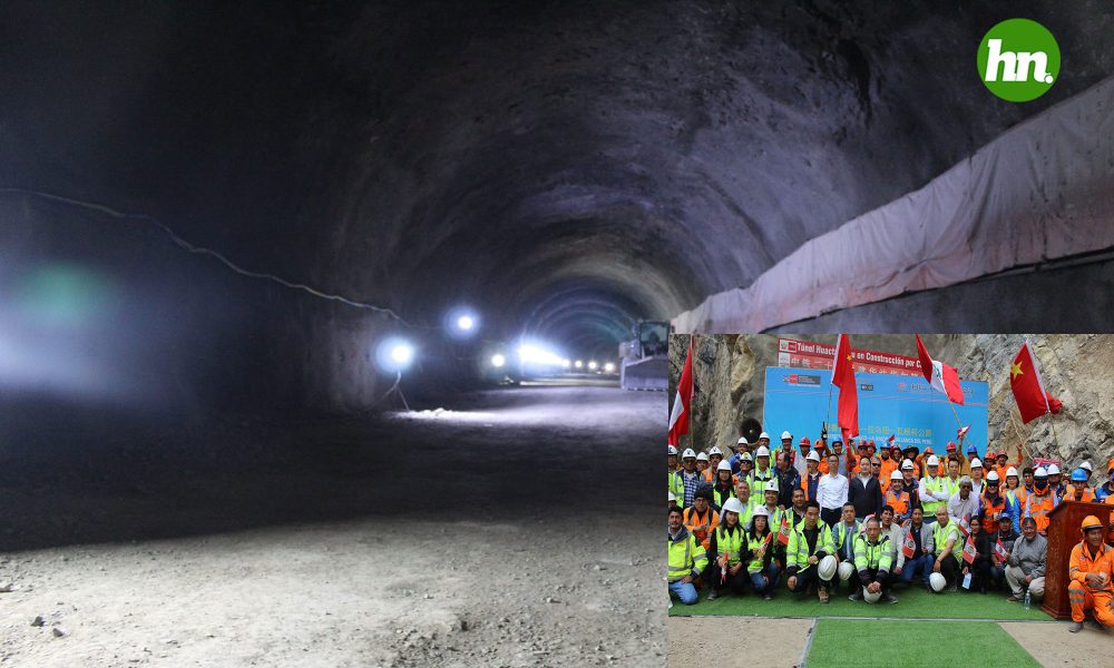 Chinos Construyen T Nel Que Une Hu Nuco Y Ancash En Huallanca