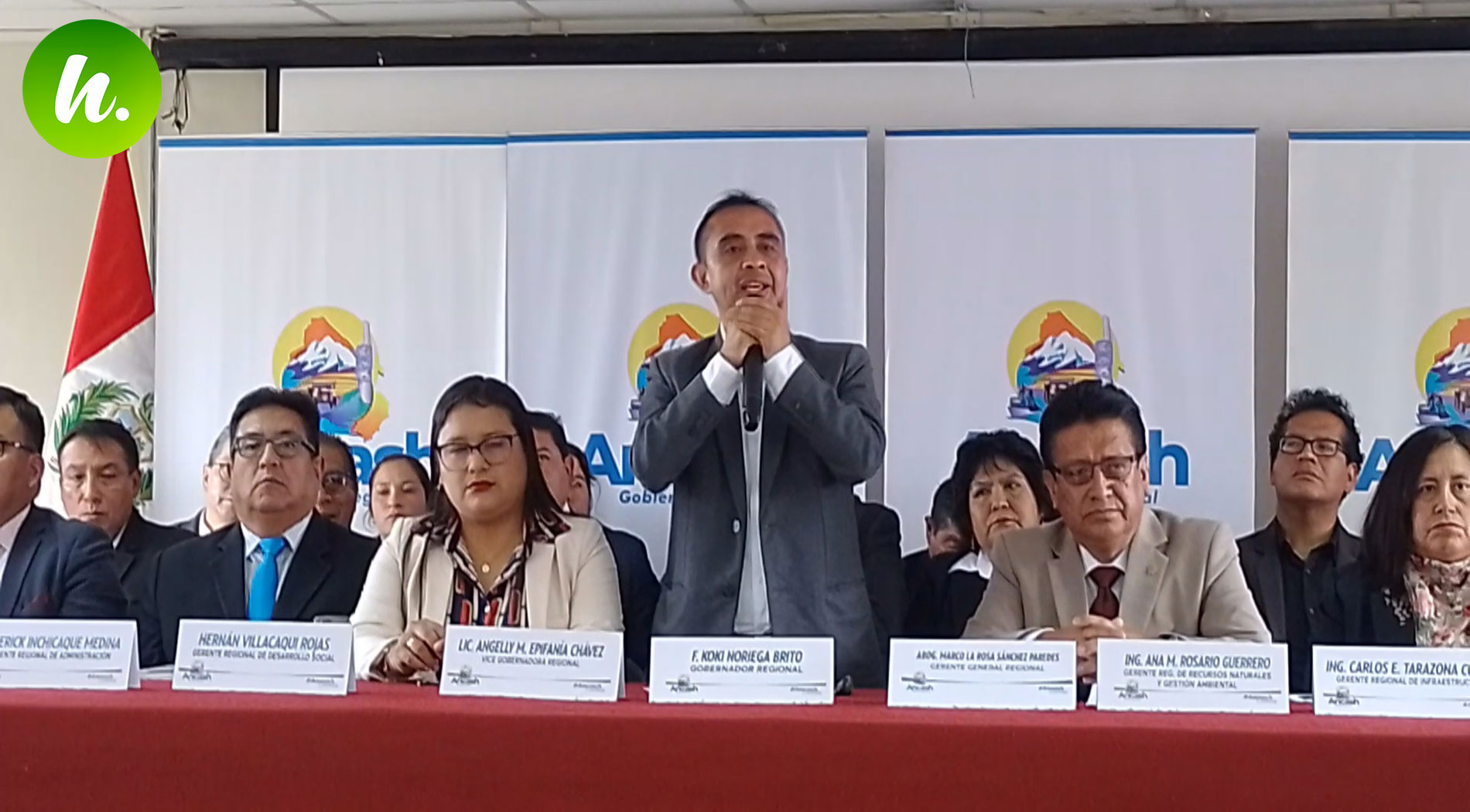 Koki Noriega ofrece informe de gestión y expresa disculpas personales