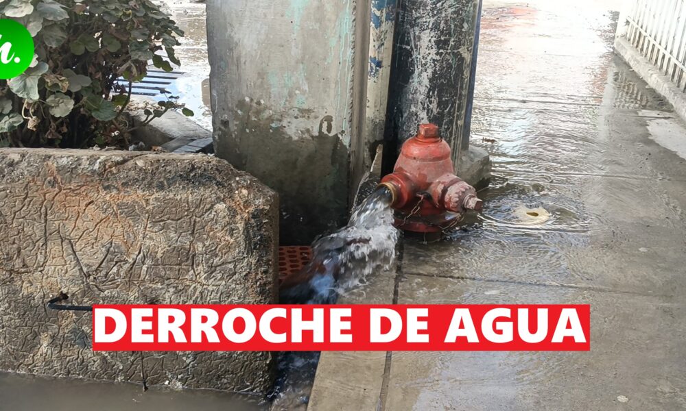 Agua potable se desperdicia impunemente – Huaraz Noticias