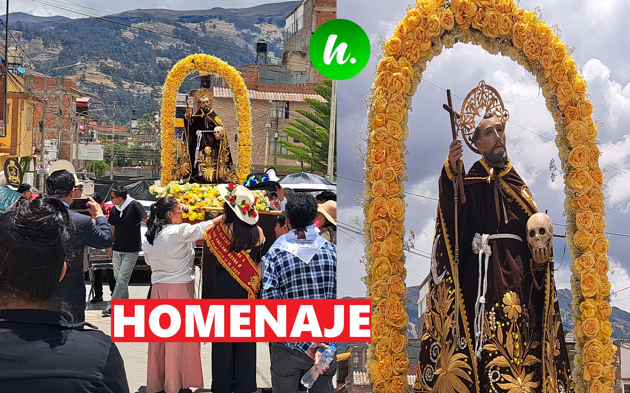 Vecinos del barrio San Francisco rinden homenaje a su patrón