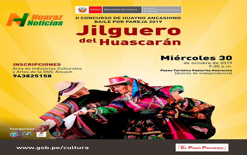 Huayno Ancashino 2019 concurso el 30 de octubre - Huaraz Noticias